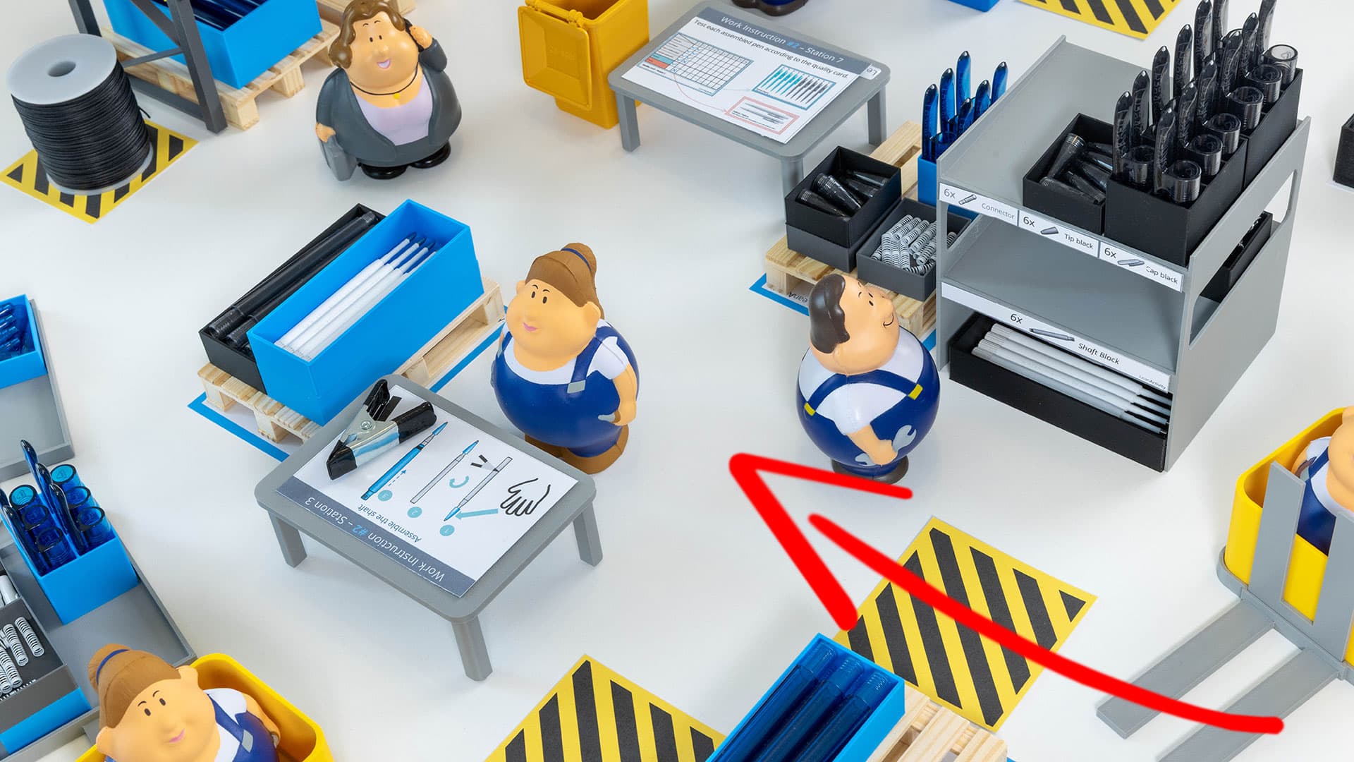 Lean Game factory simulation video preview